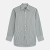 View 1 of product Green Gingham Check Regular Fit Shirt with T&A Collar and 3-Button Cuffs