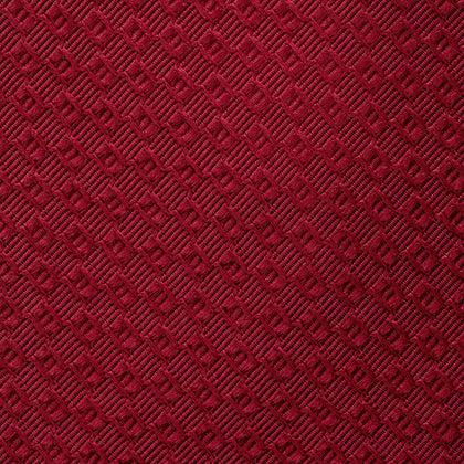Burgundy Abstract Tonal Silk Jacquard Tie Image 2