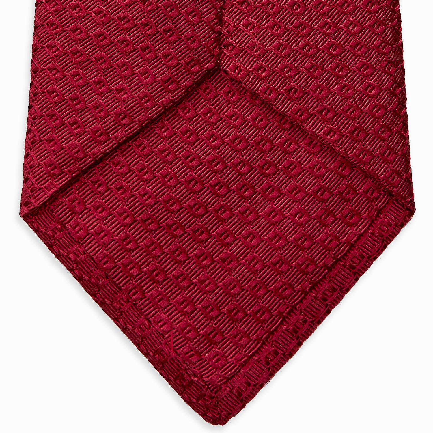 View 4 of product Burgundy Abstract Tonal Silk Jacquard Tie