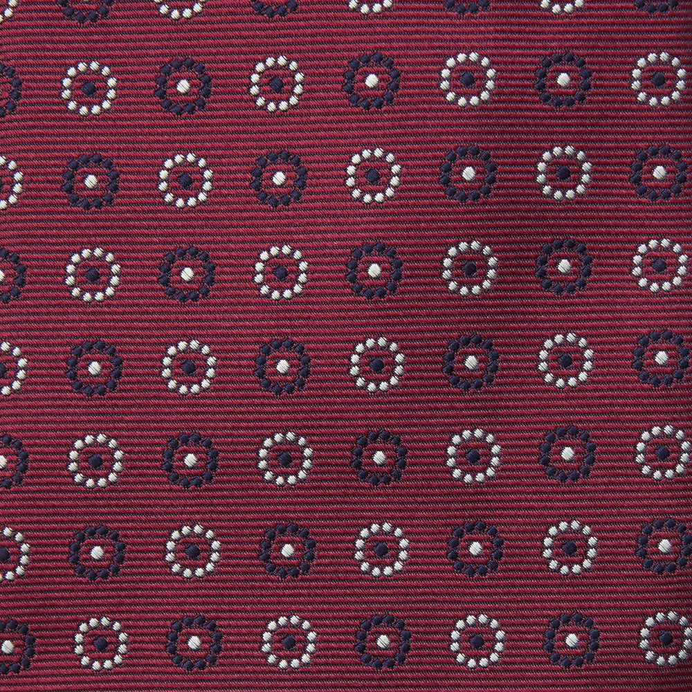 Red Spheric Emblem Tie
