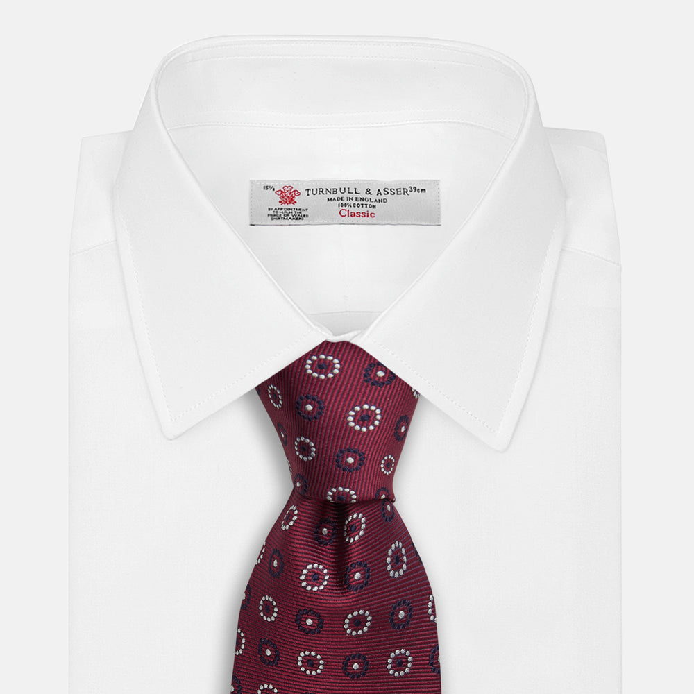 Red Spheric Emblem Tie