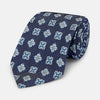 View 1 of product Blue Geometric Jacquard Tie