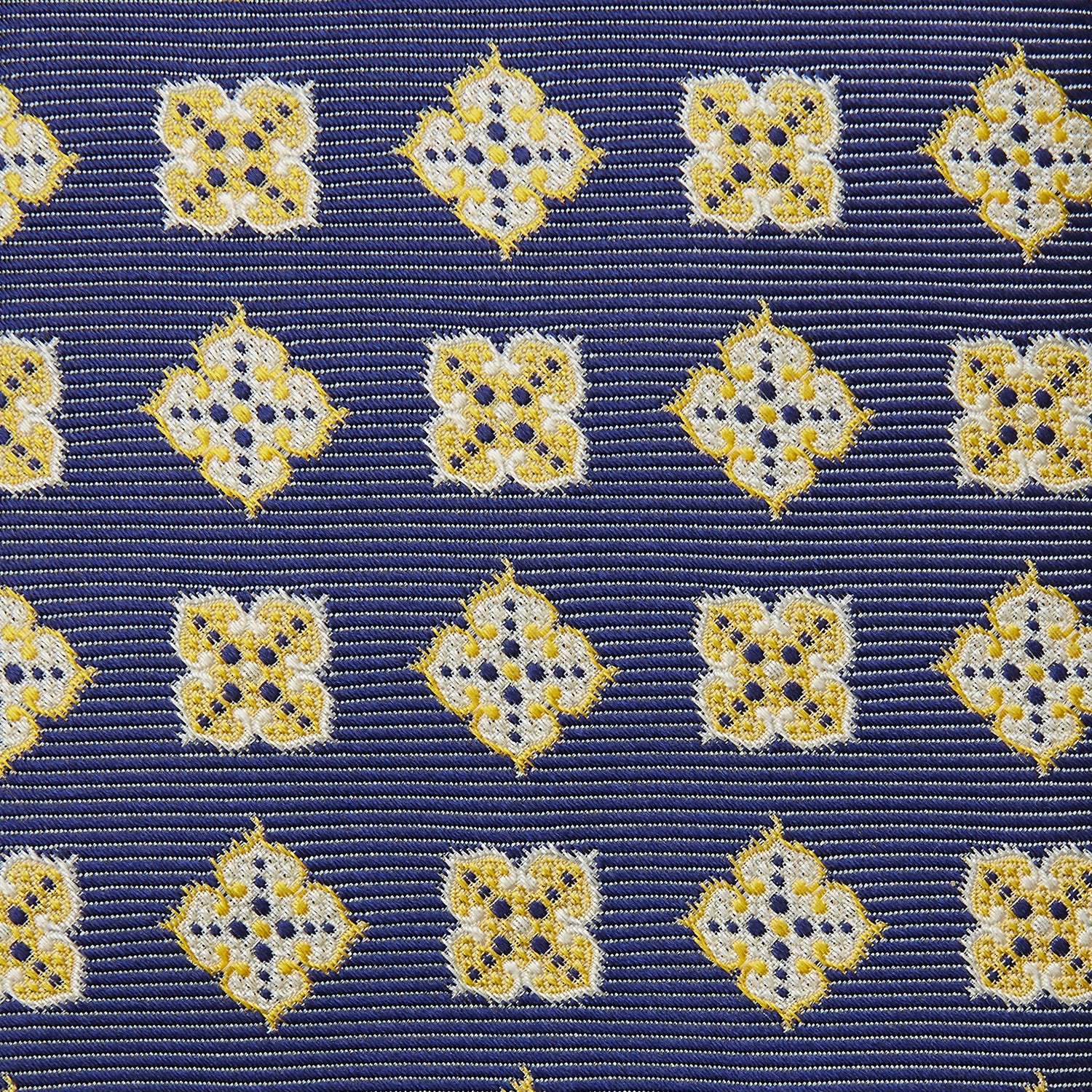 View 3 of product Yellow Geometric Jacquard Tie
