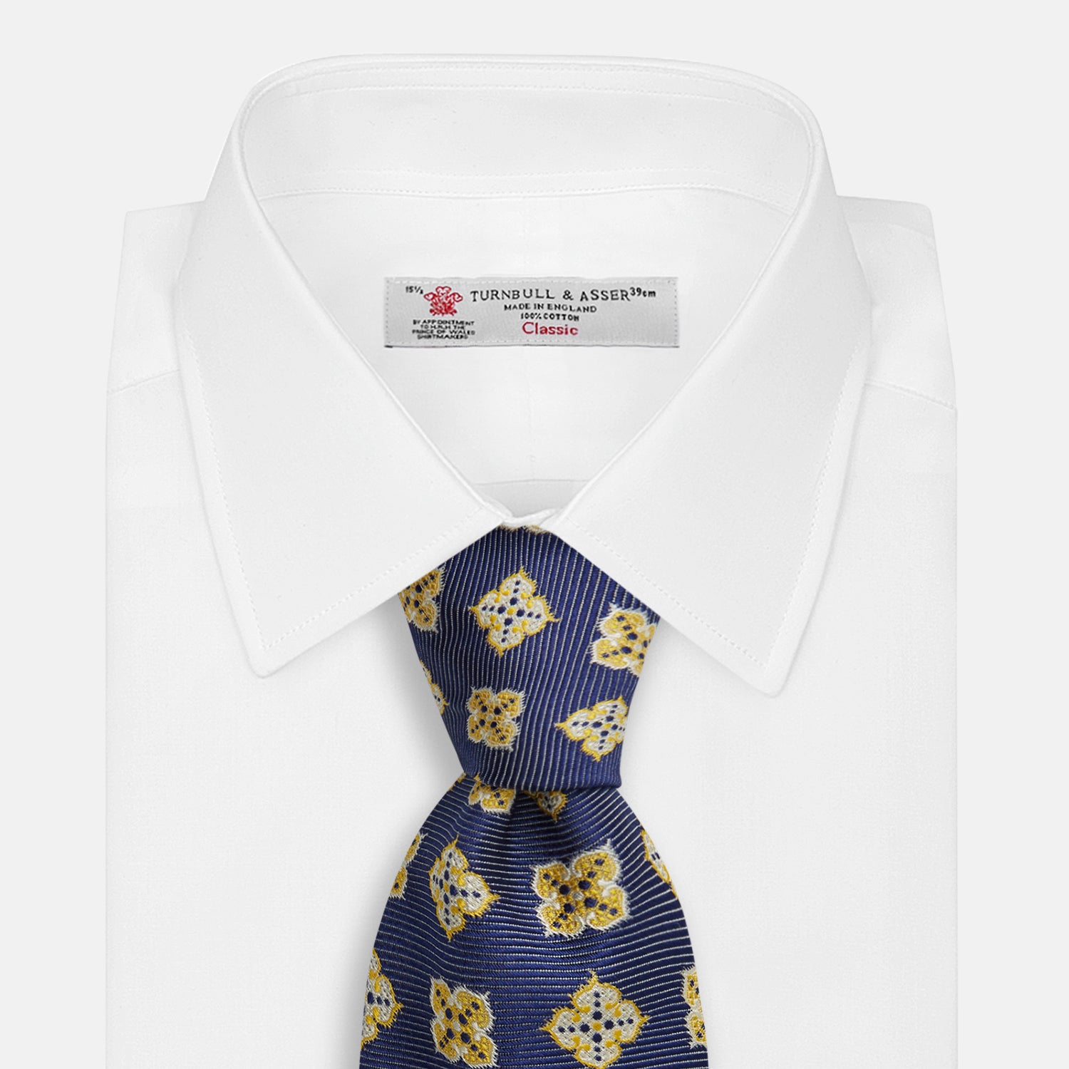 View 2 of product Yellow Geometric Jacquard Tie