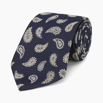 Black Renoir Paisley Tie Image 4