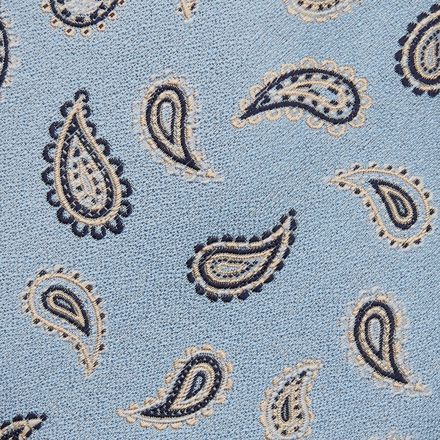 View 3 of product Sky Blue Renoir Paisley Tie