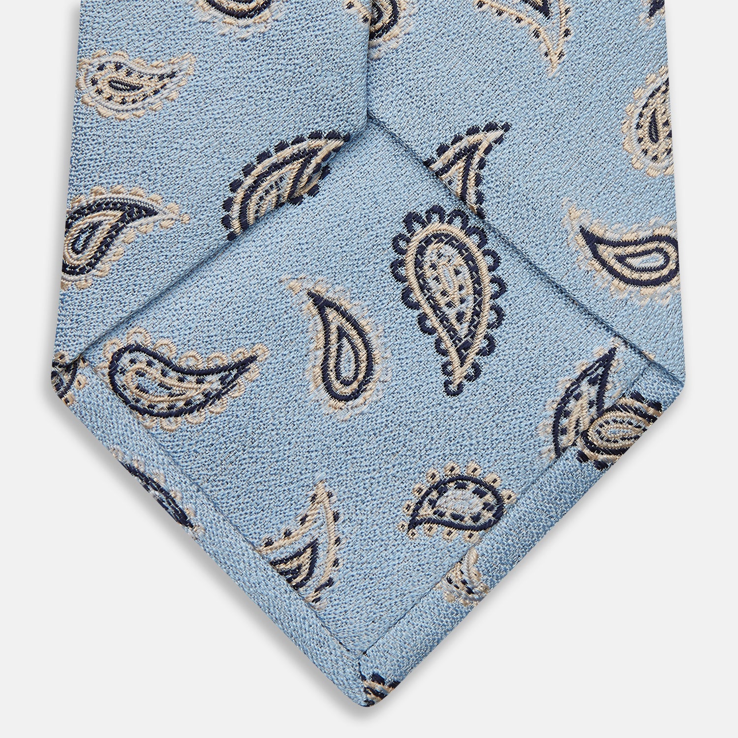 View 4 of product Sky Blue Renoir Paisley Tie