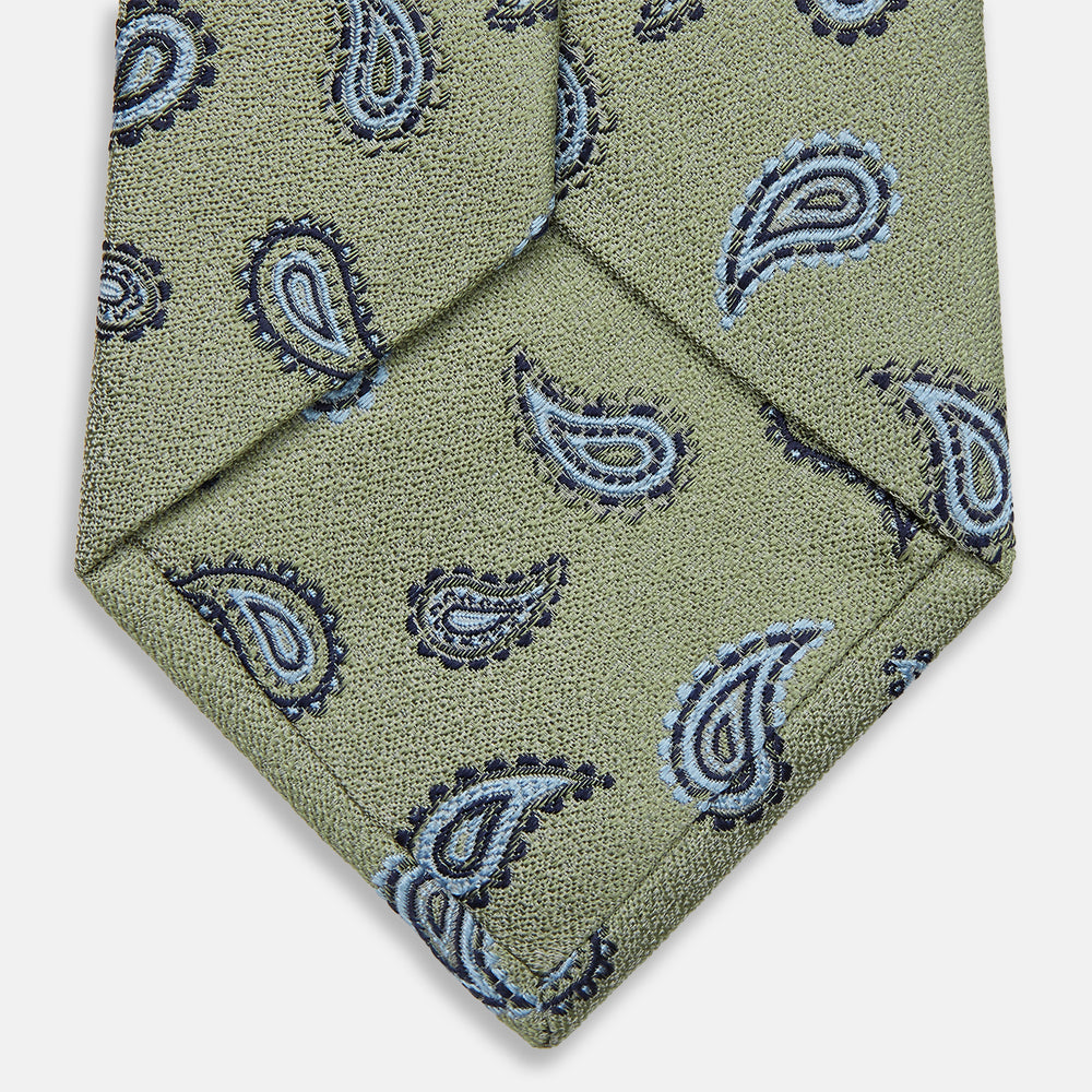 Green Renoir Paisley Tie