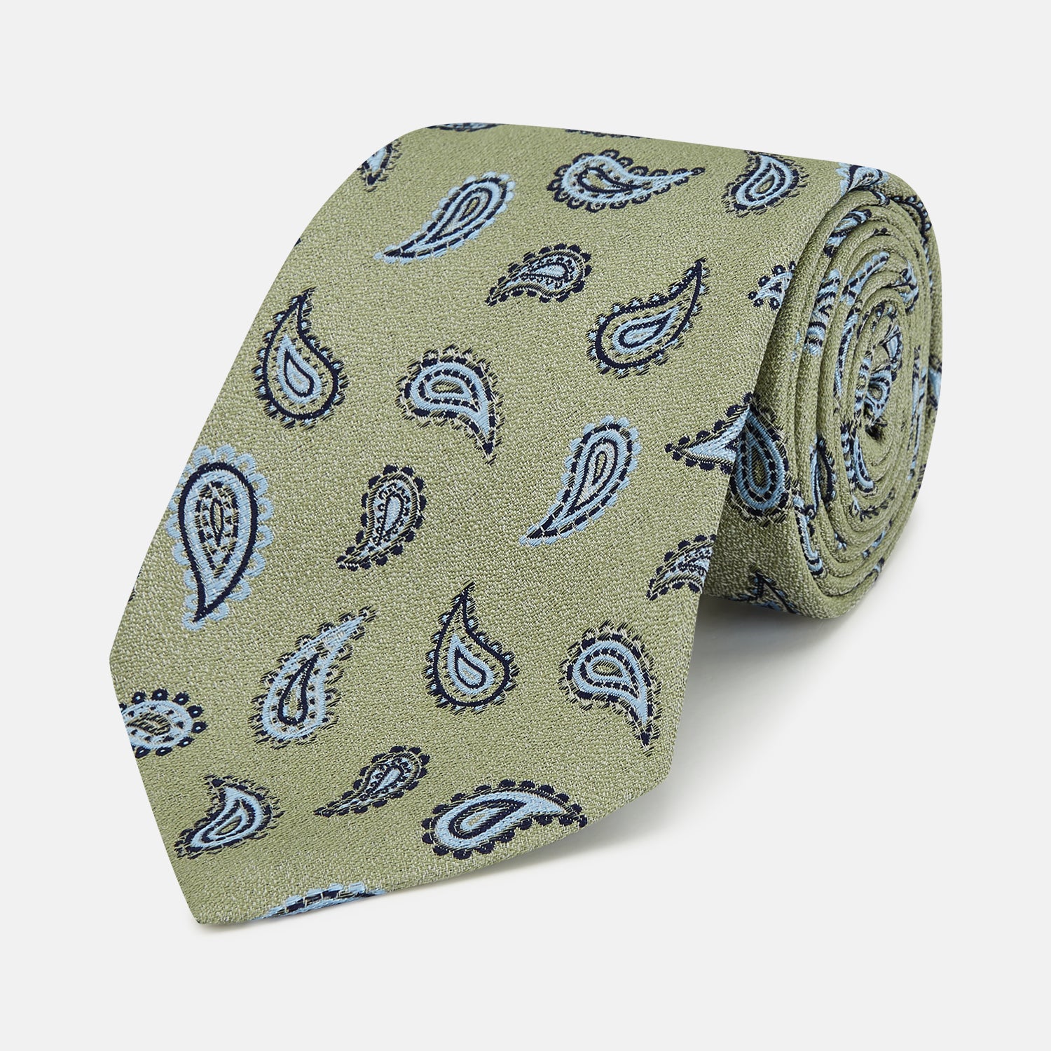 View 1 of product Green Renoir Paisley Tie