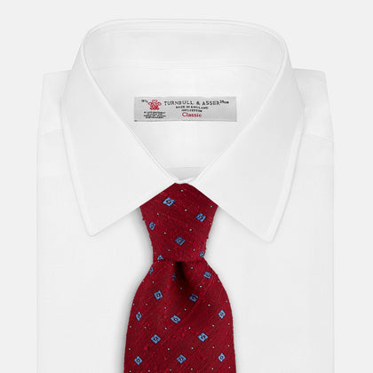 Red Square Silk Tie Image 1
