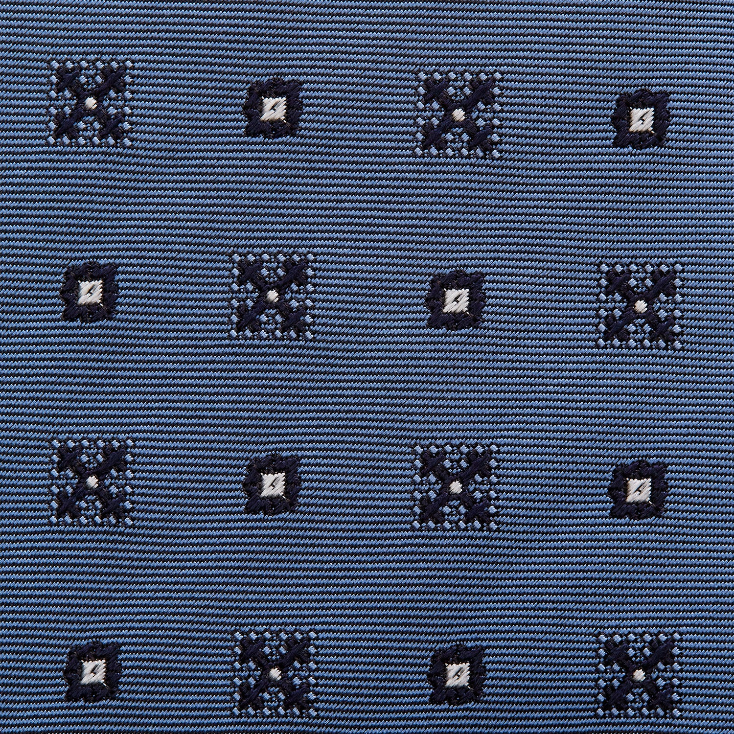 Blue Spot Shield Silk Tie