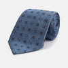 Blue Spot Shield Silk Tie