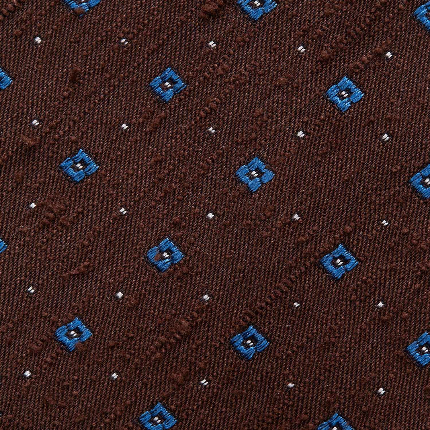 View 3 of product Brown Square Silk Tie