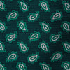 View 3 of product Green Abstract Paisley Silk Tie