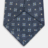 Cobalt Floral Emblem Tie