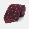 View 1 of product Burgundy Illusion Flower Silk Tie