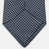 View 4 of product Blue Houndstooth Silk Tie