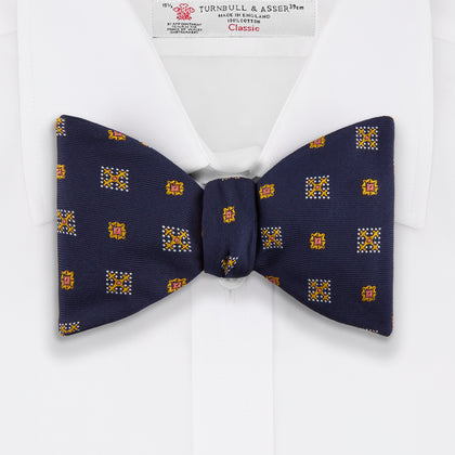 Yellow Shields Bow Tie