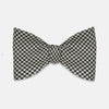 View 1 of product Fine Puppytooth Monochrome Silk Bow Tie
