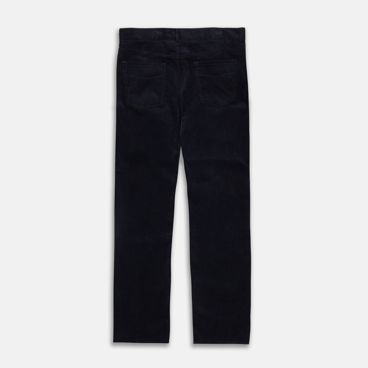 View 3 of product Navy Twill Cotton Five Pocket Trousers