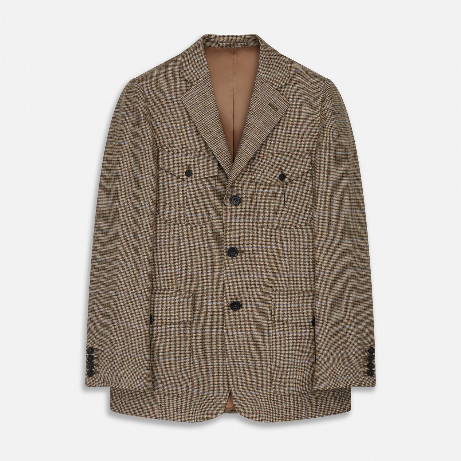 Byron Wool Check Travel Jacket