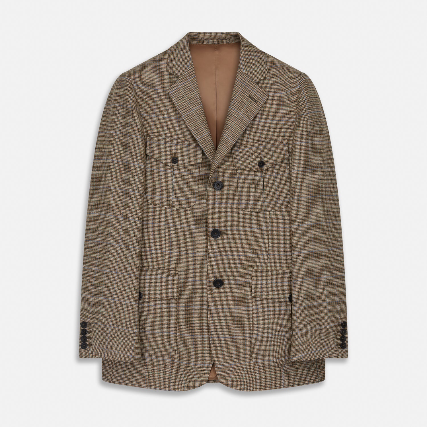 View 1 of product Byron Wool Check Travel Jacket