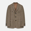 Byron Wool Check Travel Jacket