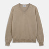 View 1 of product Beige Paden V-Neck Jumper