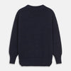 Navy Lewis Guernsey Knitted Jumper