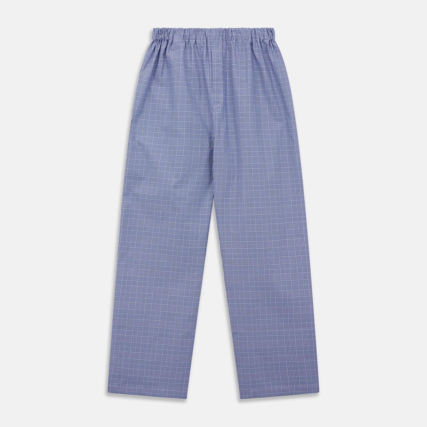 View 1 of product Navy Check Cotton Pyjama Trousers