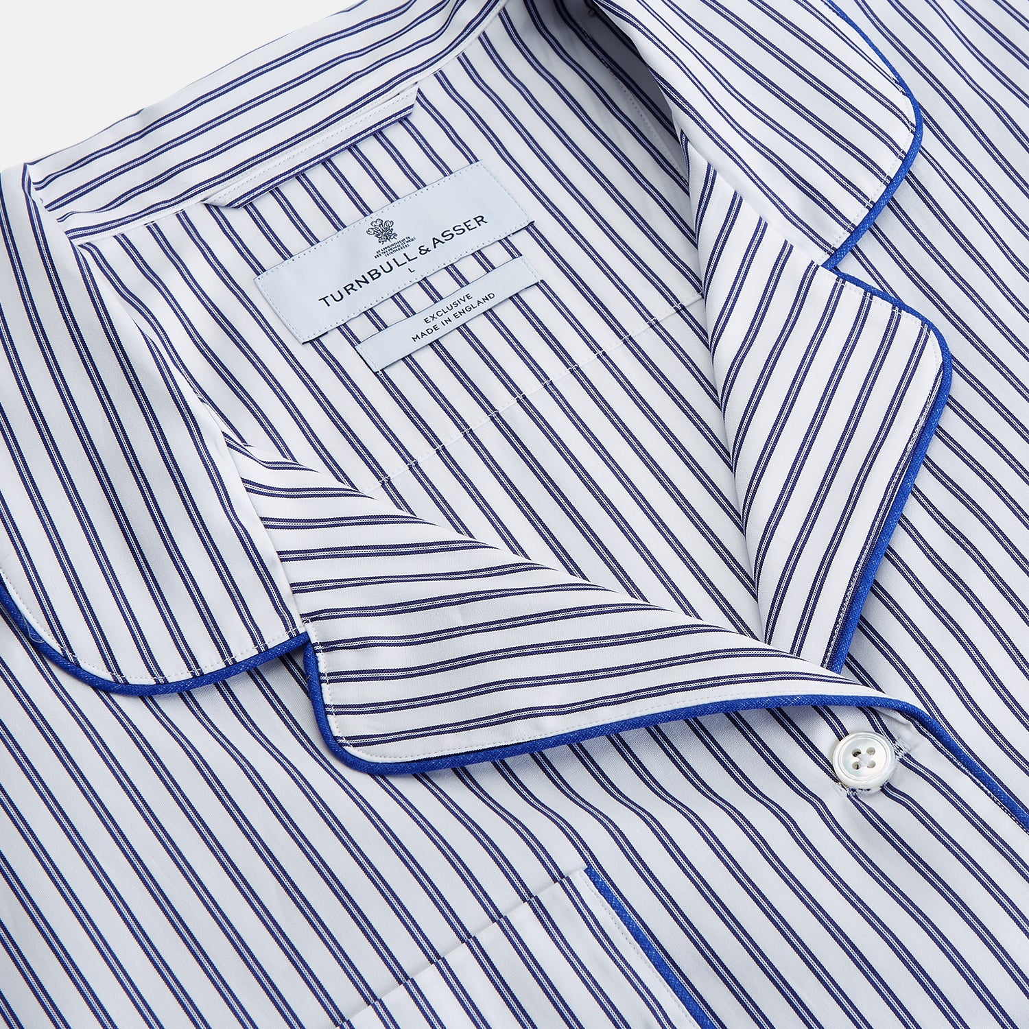 View 2 of product Women's Dara Navy Stripe Pyjama Set