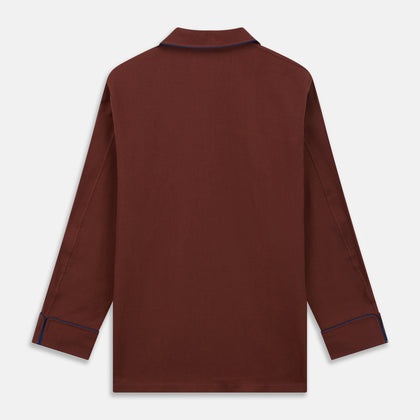 Red Cotton-Cashmere Pyjama Set Image 6