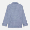 View 7 of product Blue Check Modern Cotton Pyjama Set