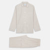 View 6 of product Sand Bengal Stripe Modern Fit Cotton Pyjama Set