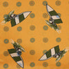 View 2 of product Yellow Windsurfer Double-Faced Silk Print Pocket Square
