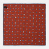 View 2 of product Red Windsurfer Double-Faced Silk Print Pocket Square