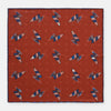 View 1 of product Red Windsurfer Double-Faced Silk Print Pocket Square