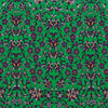 Green Multi Floral Silk Pocket Square