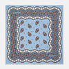 View 1 of product Pale Blue Squiggle Paisley Pocket Square
