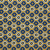 View 3 of product Tan Medallion Print Silk Pocket Square