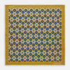 View 1 of product Tan Medallion Print Silk Pocket Square