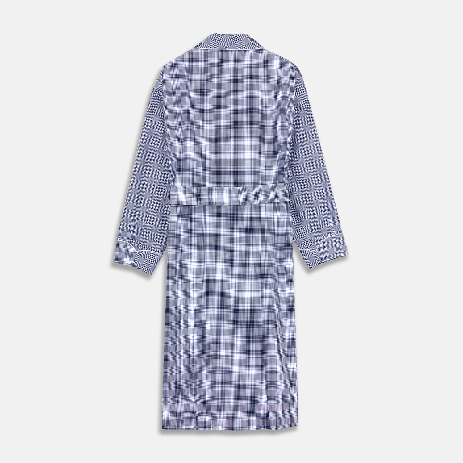 View 5 of product Navy Check Cotton Gown