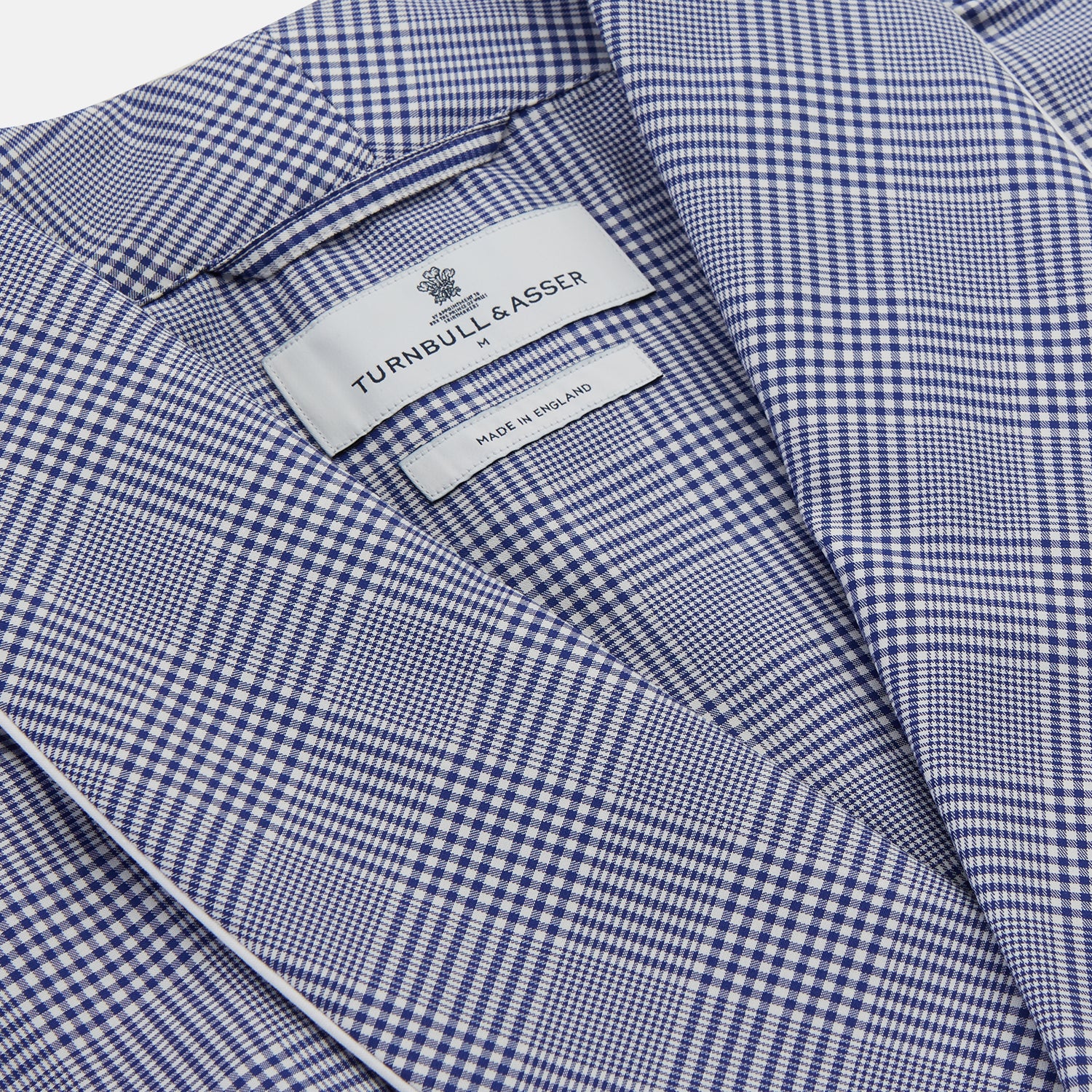 View 2 of product Navy Check Cotton Gown