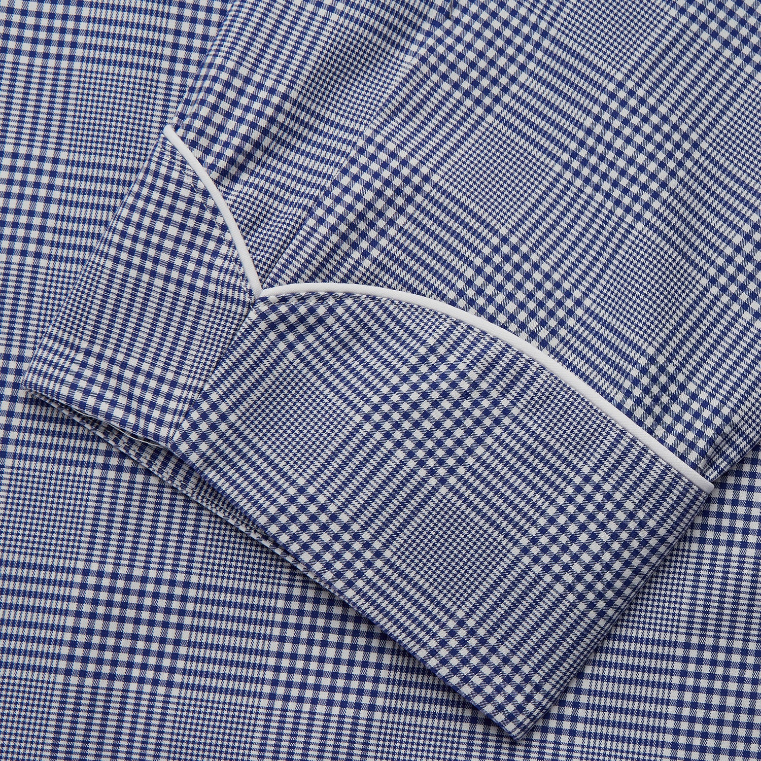 Navy Check Cotton Gown – Turnbull & Asser
