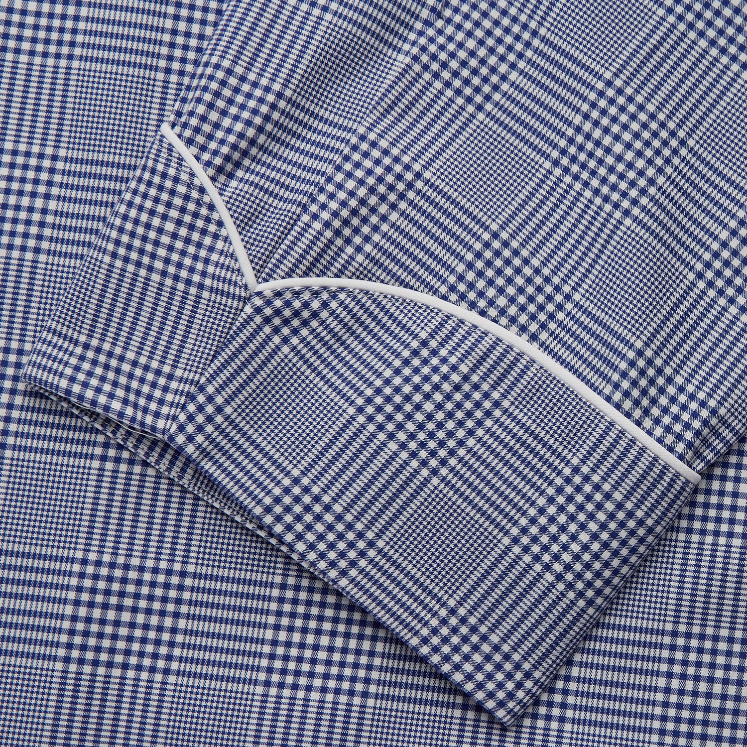 View 3 of product Navy Check Cotton Gown