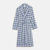 View 1 of product Blue Check Cotton Gown