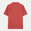 View 6 of product Crimson Delave Linen Holiday Fit Shirt with Revere Collar