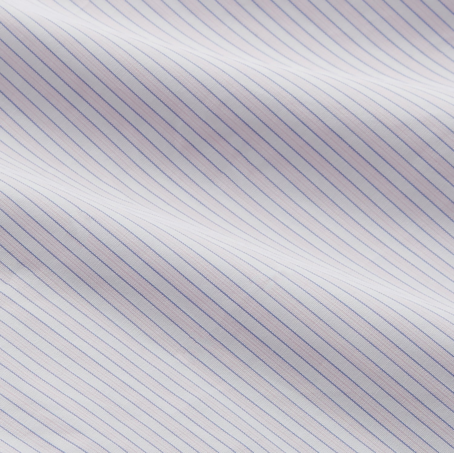 View 4 of product Blue Double Stripe Regular Fit Sea Island Quality Cotton Shirt with T&A Collar and Double Cuffs