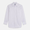 View 1 of product Blue Double Stripe Regular Fit Sea Island Quality Cotton Shirt with T&A Collar and Double Cuffs