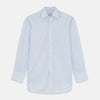 View 1 of product Tonal Blue Stripe Regular Fit Shirt with T&A Collar and 3-Button Cuffs
